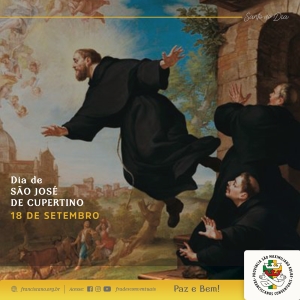 18 de setembro: Dia de S&atilde;o Jos&eacute; de Cupertino