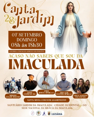 Vem a&iacute; o 28&ordm; Canta Jardim