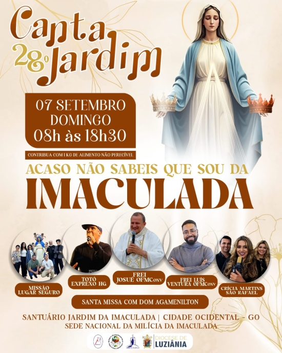 Vem a&iacute; o 28&ordm; Canta Jardim
