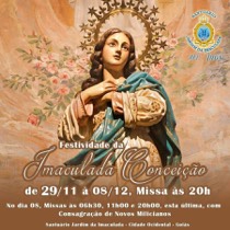 Festa da Imaculada no Convento e Santuário nos seus 40 anos de missão