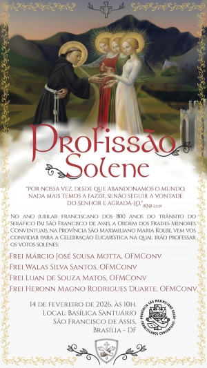 Profiss&atilde;o Solene 2026