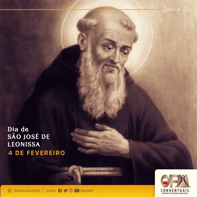 04 de fevereiro: S&atilde;o Jos&eacute; de Leonissa - Santos Franciscanos do Dia
