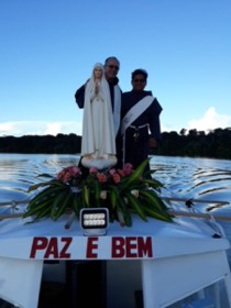 Festa de Fátima em Juruá é marcada pela visita aos ribeirinhos