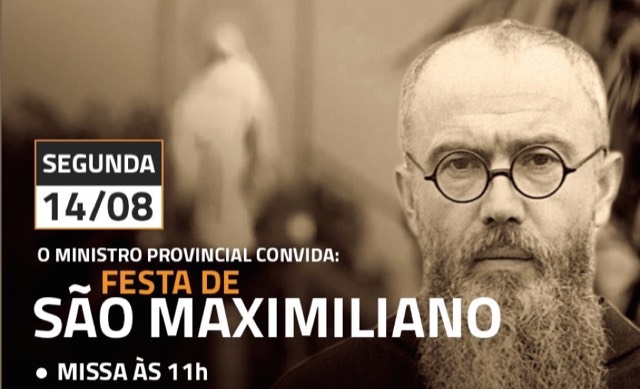 São Maximiliano Kolbe, patrono de toda a Província - Saudação do Ministro Provincial
